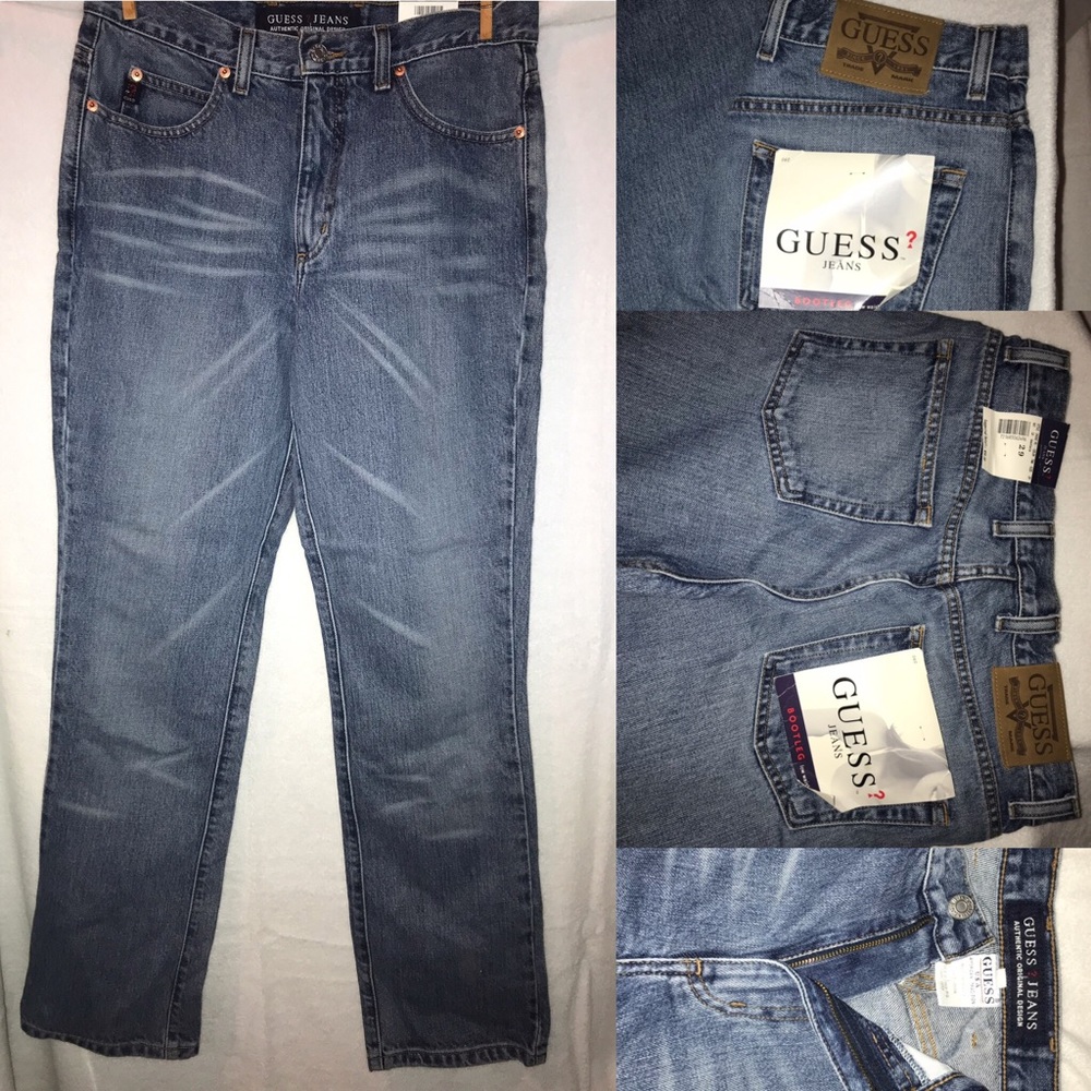 Women's guess jeans 29 bootleg low waist